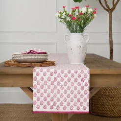 Anika Fuchsia Table Runner