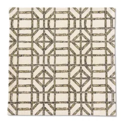 Bamboo Pattern Jute Placemat