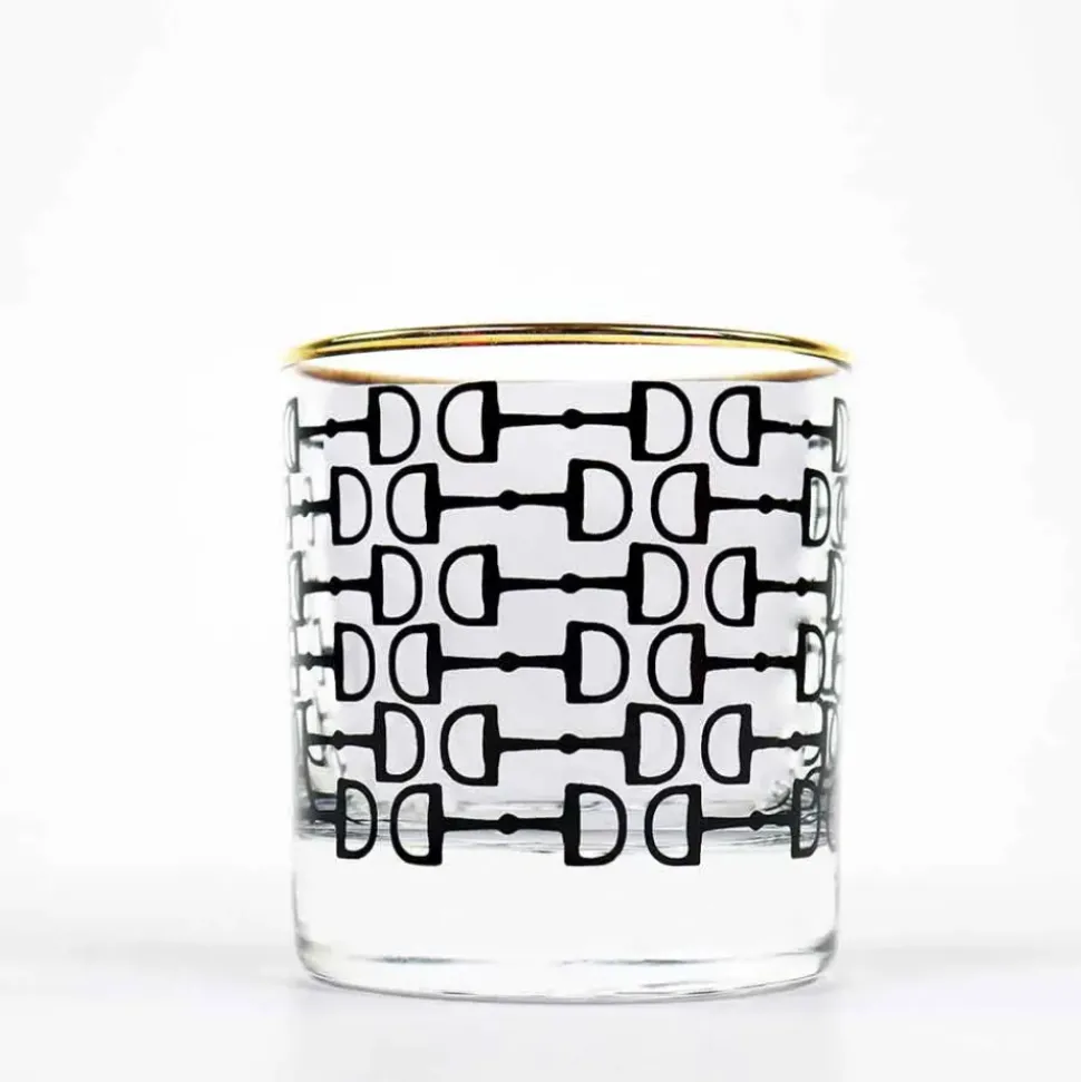 Black Pony Club Bourbon Glass | Set of 4