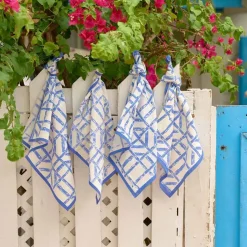 Blue Bamboo Napkin | Set of 4