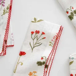 Botanical Garden Linen Napkin | Set of 4