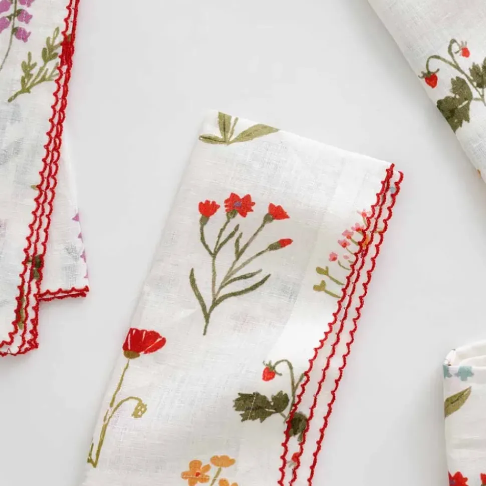 Botanical Garden Linen Napkin | Set of 4
