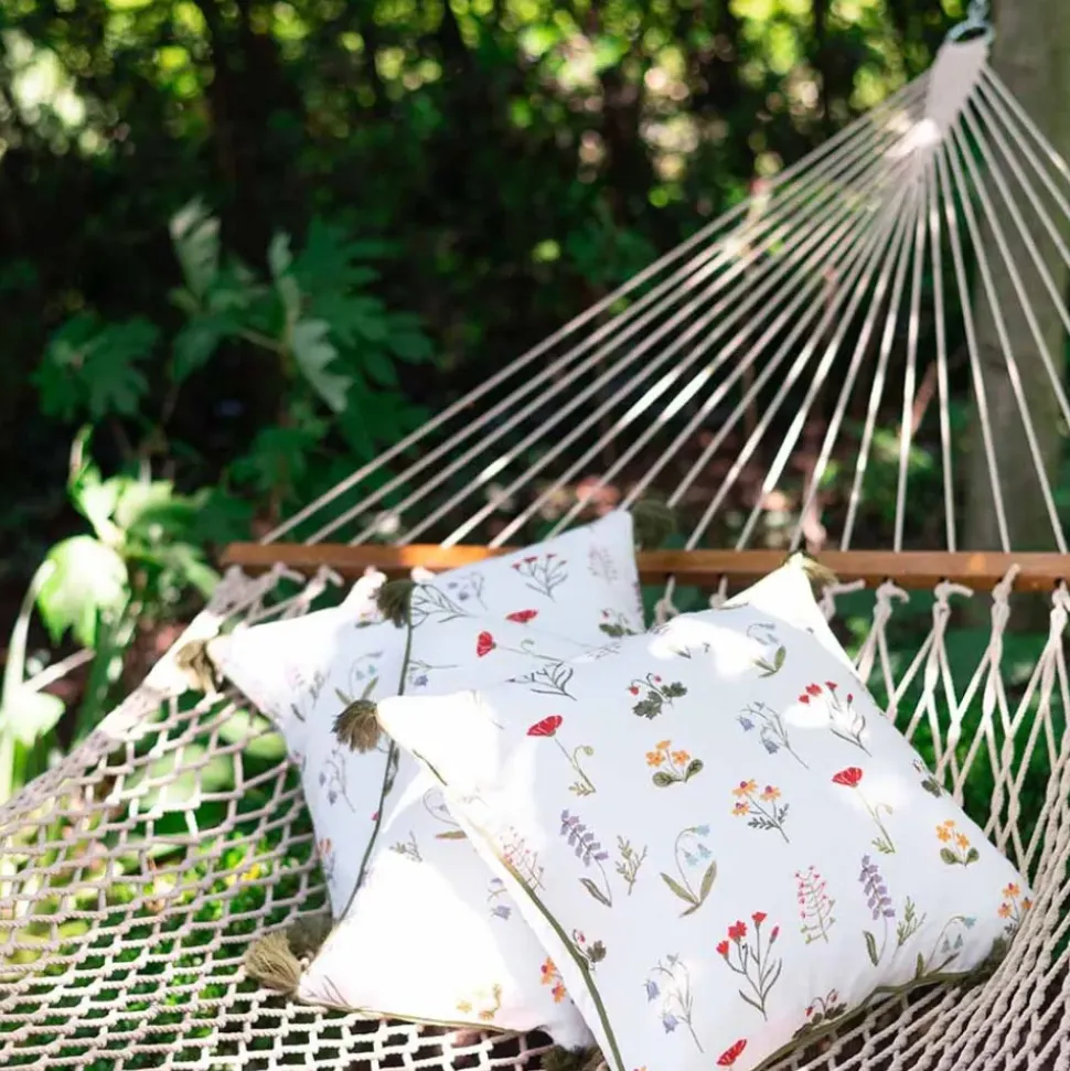 Botanical Garden Throw Pillow Cover