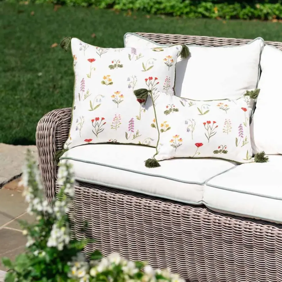Botanical Garden Throw Pillow Cover