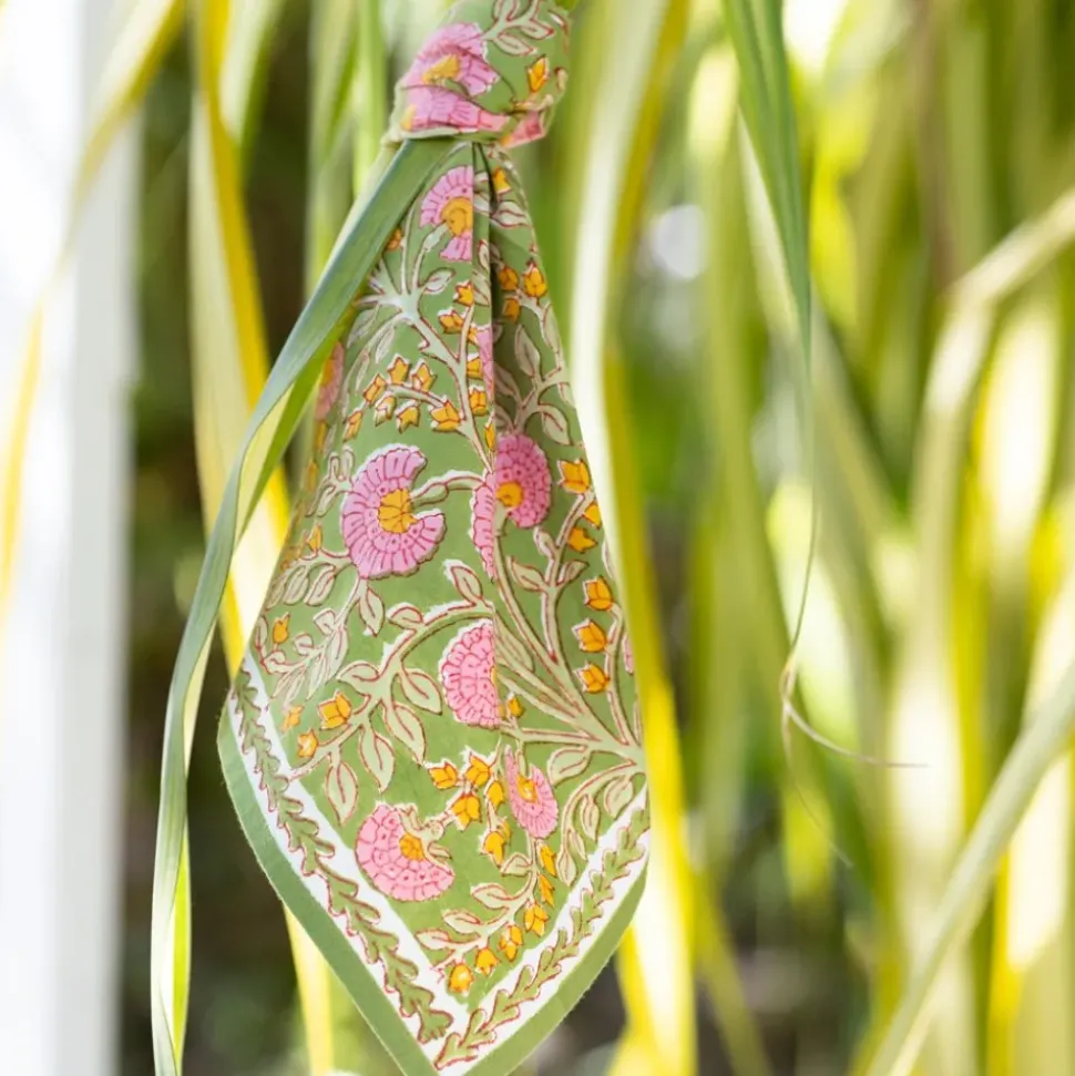Cactus Flower Fern & Flamingo Napkin | Set of 4