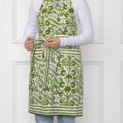 Cactus Flower Lettuce Green Apron
