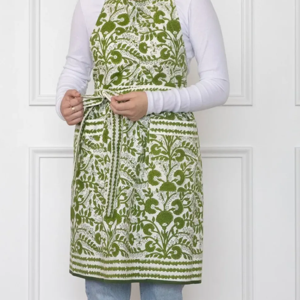 Cactus Flower Lettuce Green Apron