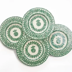 Capiz Shell Pomegranate Charger Ivy | Set of 4