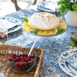 Caroline Blue Tablecloth