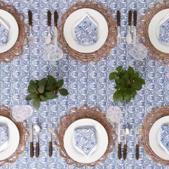 Caroline Blue Tablecloth