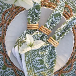Caroline Green Napkin | Set of 4