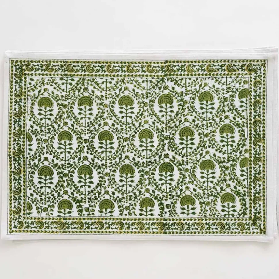 Caroline Green Placemat | Set of 4