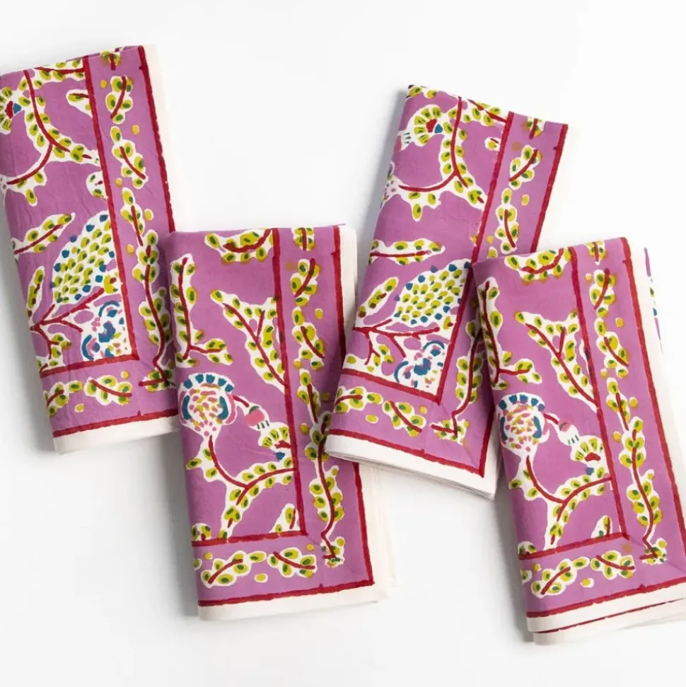 Climbing Dahlia Lilac Napkin | Set of 4