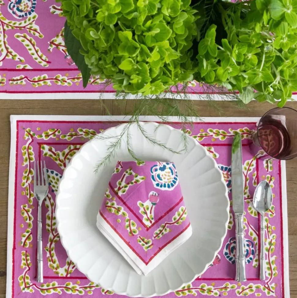 Climbing Dahlia Lilac Placemat | Set of 4