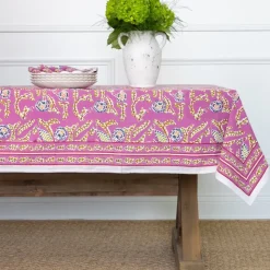 Climbing Dahlia Lilac Tablecloth