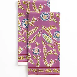 Climbing Dahlia Lilac Tea Towels