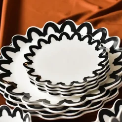 Coton Colors Arabesque Scalloped Plate