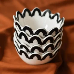 Coton Colors Arabesque Scalloped Bowl