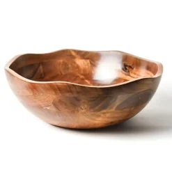 Coton Colors Fundamental Wood Ruffle Bowl