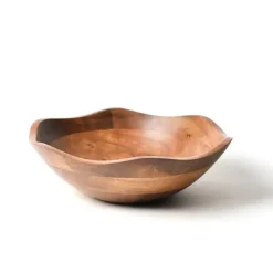Coton Colors Fundamental Wood Ruffle Bowl