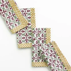 Fleur de Lis Antique Jade Napkin | Set of 4
