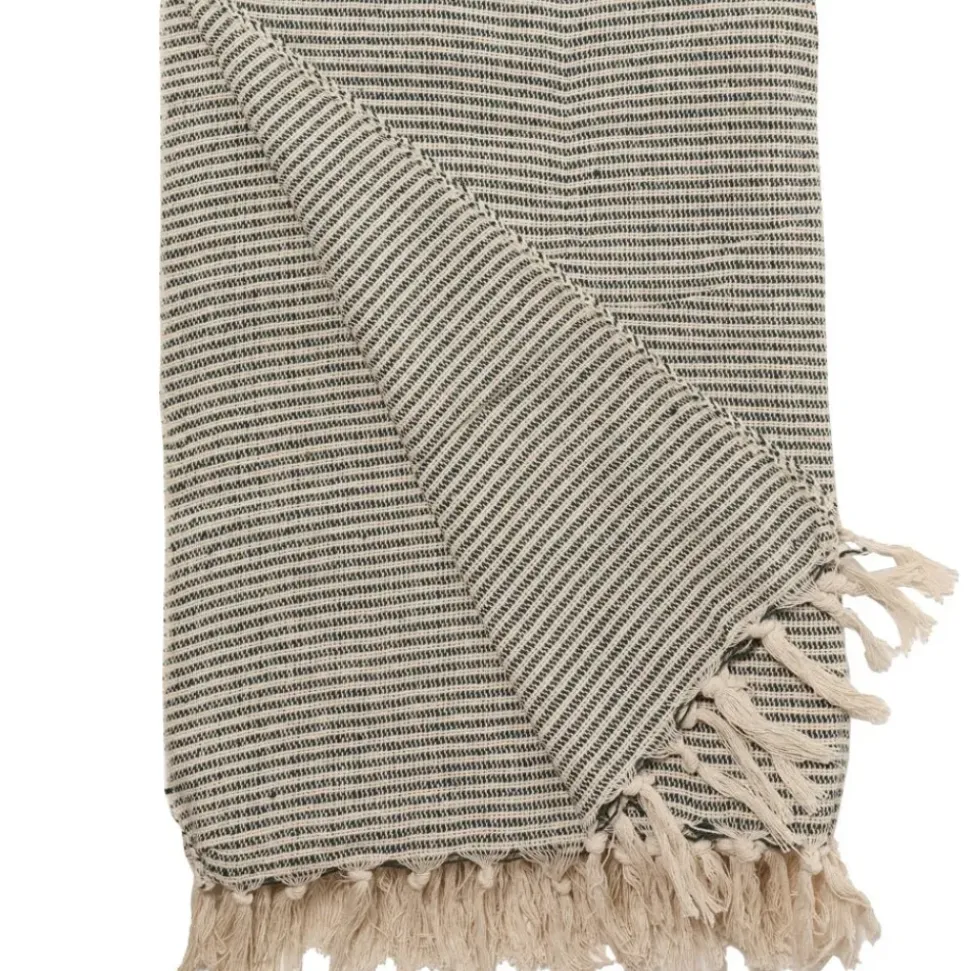 Forest Green Woven Throw