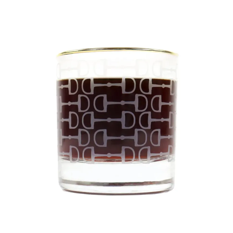 Frosted Pony Club Bourbon Glass | Set of 4
