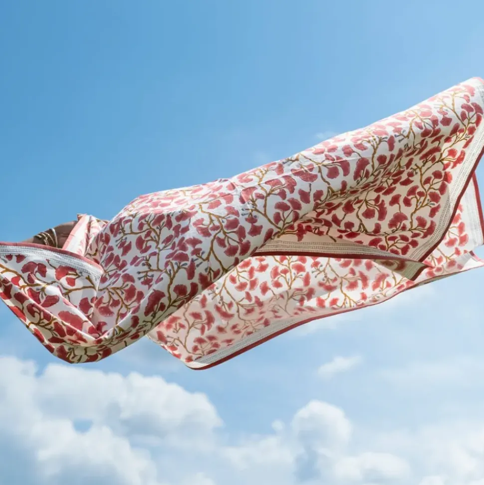 Ginkgo Coral Tablecloth