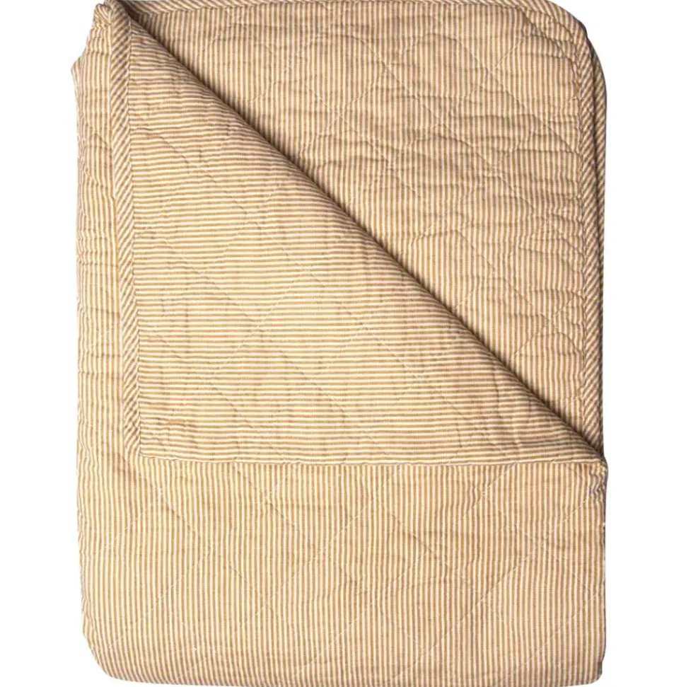 Golden Wheat Stripe Quilt
