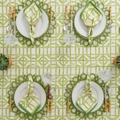 Green Bamboo Tablecloth