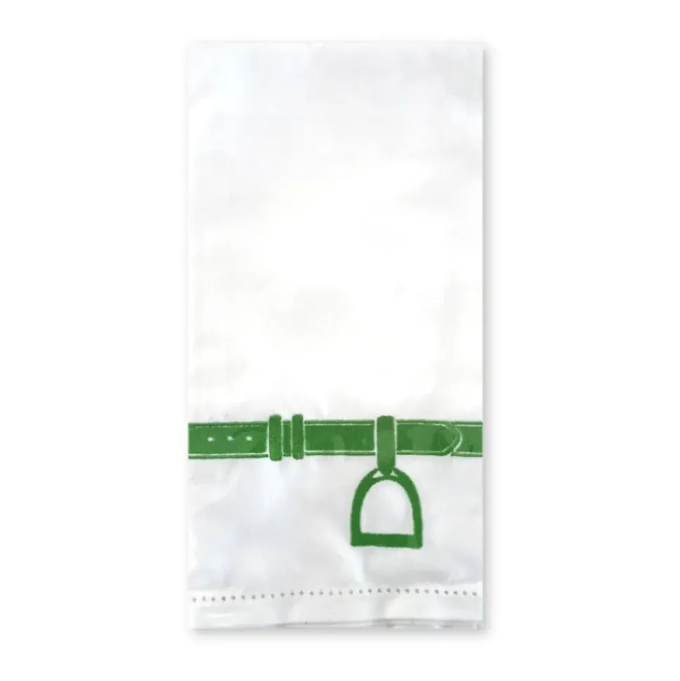 Green Stirrup Tea Towel | Set of 2