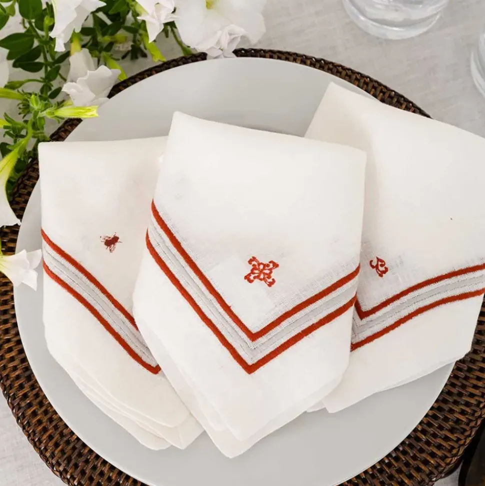 India Hicks Home Antique Brown Rattan Charger | Set of 4