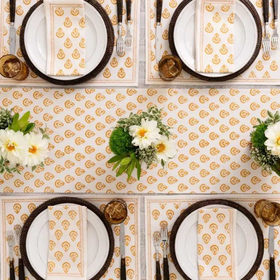 India Hicks Home Carnation Golden Placemat | Set of 4