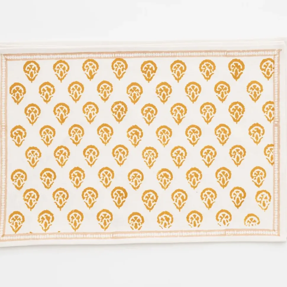 India Hicks Home Carnation Golden Placemat | Set of 4