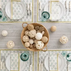 India Hicks Home Carnation Seafoam Placemat | Set of 4