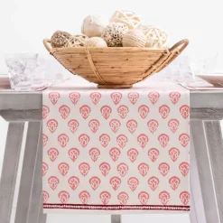 India Hicks Home Carnation Blush Table Runner