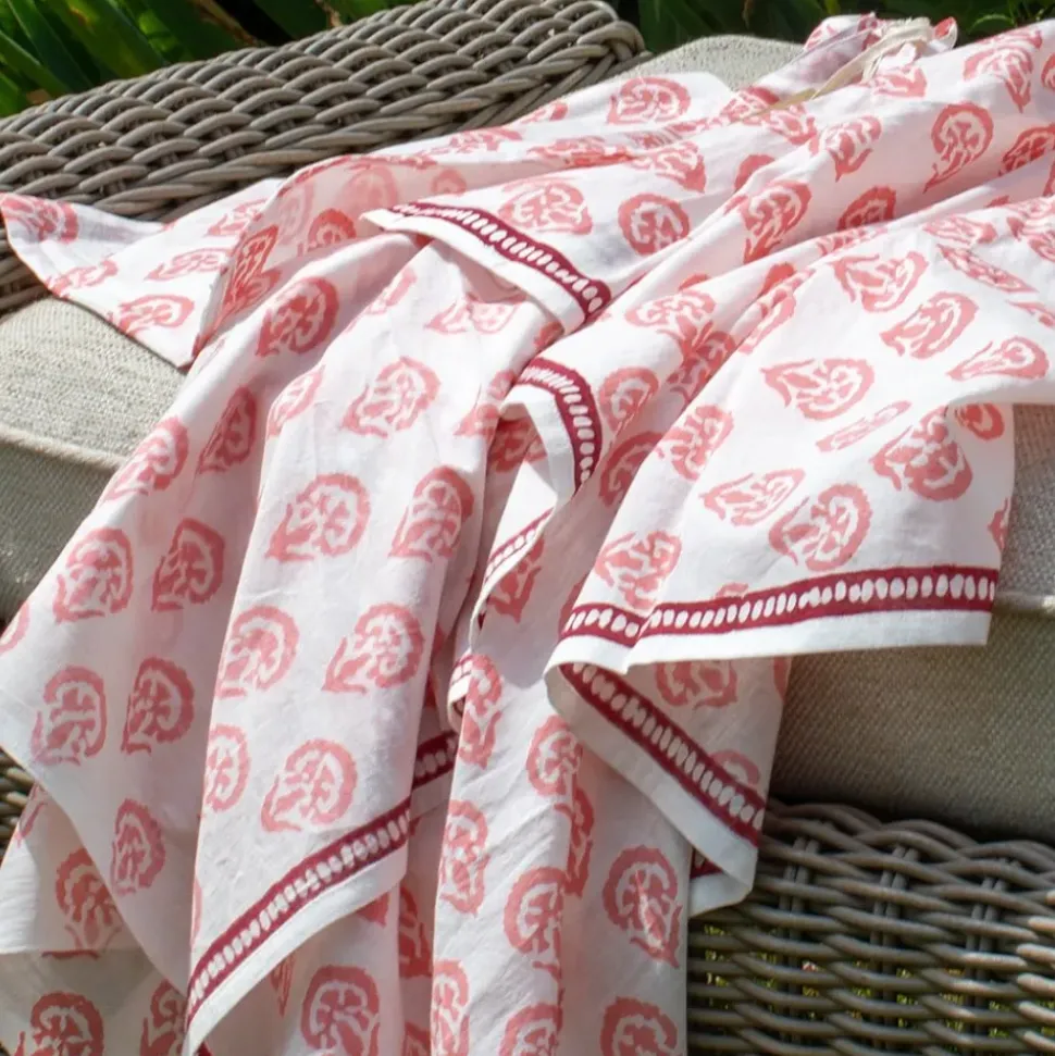 India Hicks Home Carnation Blush Table Runner