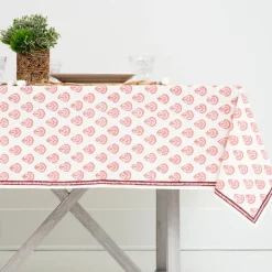 India Hicks Home Carnation Blush Tablecloth