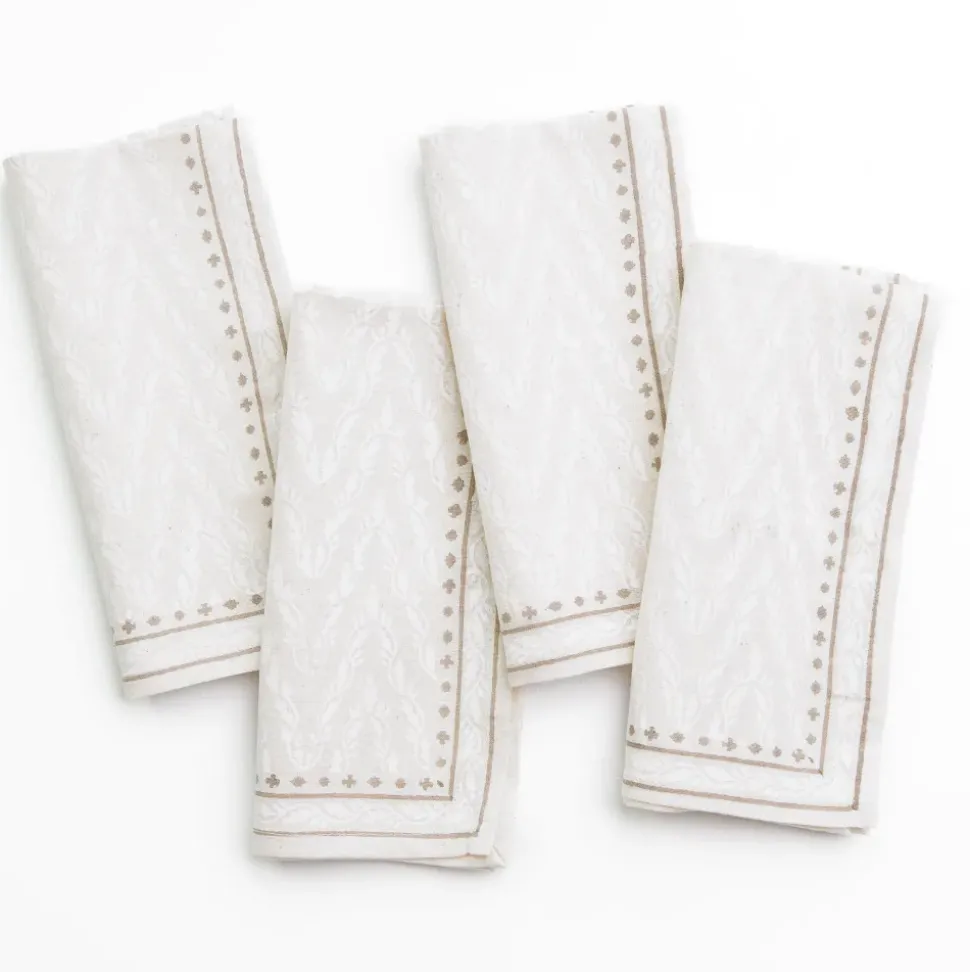 India Hicks Home Chevron Napkins | Set of 4