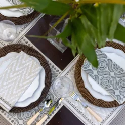 India Hicks Home Chevron Napkins | Set of 4