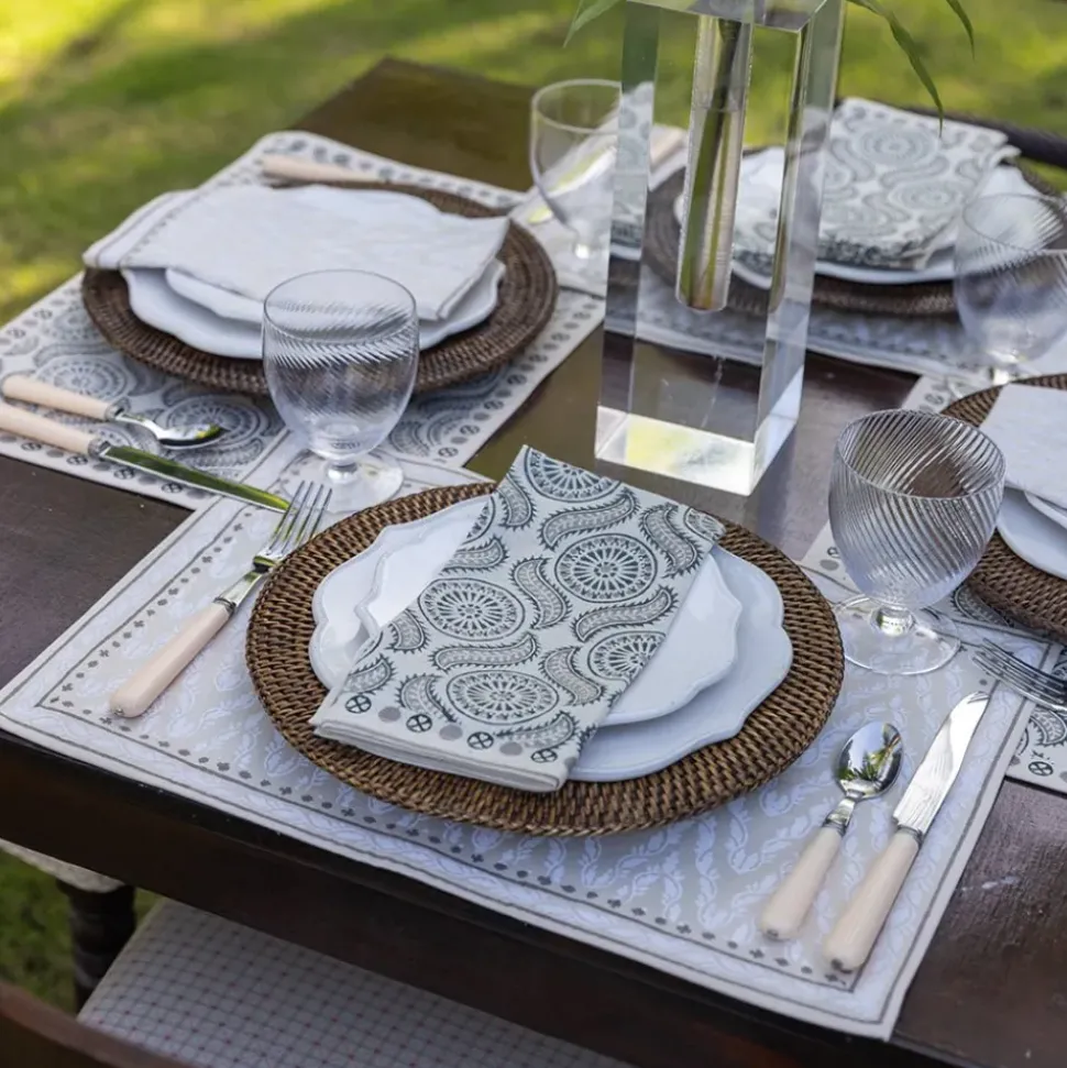 India Hicks Home Chevron Placemats | Set of 4