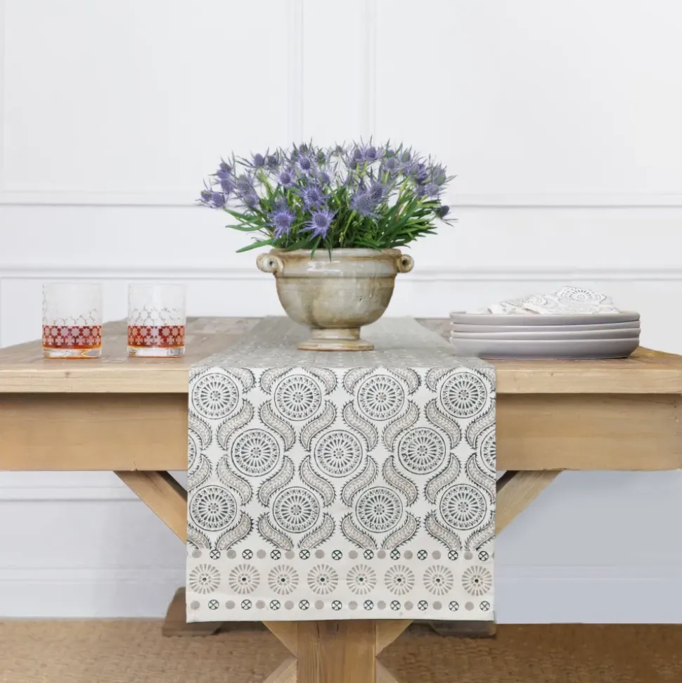 India Hicks Home Medals & Mustaches Table Runner