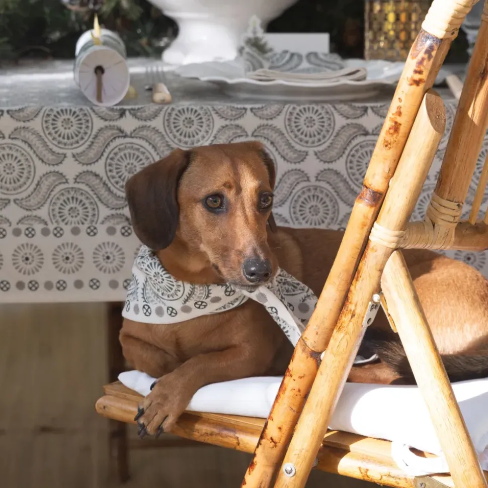 India Hicks Home Medals & Mustaches Tablecloth