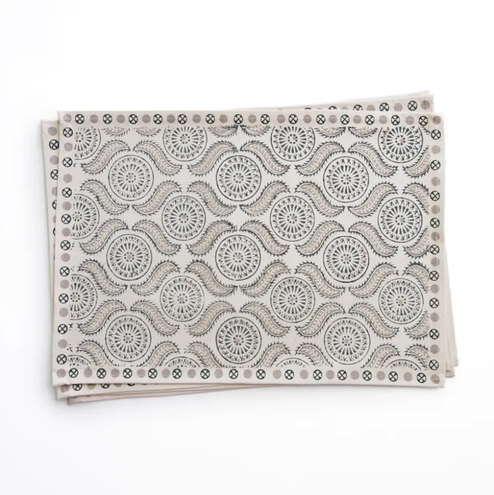 India Hicks Home Medals & Mustaches Placemats | Set of 4