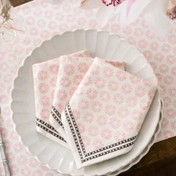 India Hicks Home Mini Sea Biscuit Blush Napkins