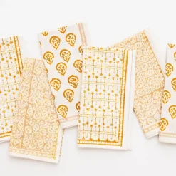 India Hicks Home Multi Golden Napkins | Set of 6