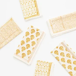 India Hicks Home Multi Golden Napkins | Set of 6