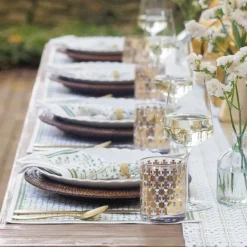 India Hicks Home Palm Avenue Hunter Green Placemat | Set of 4