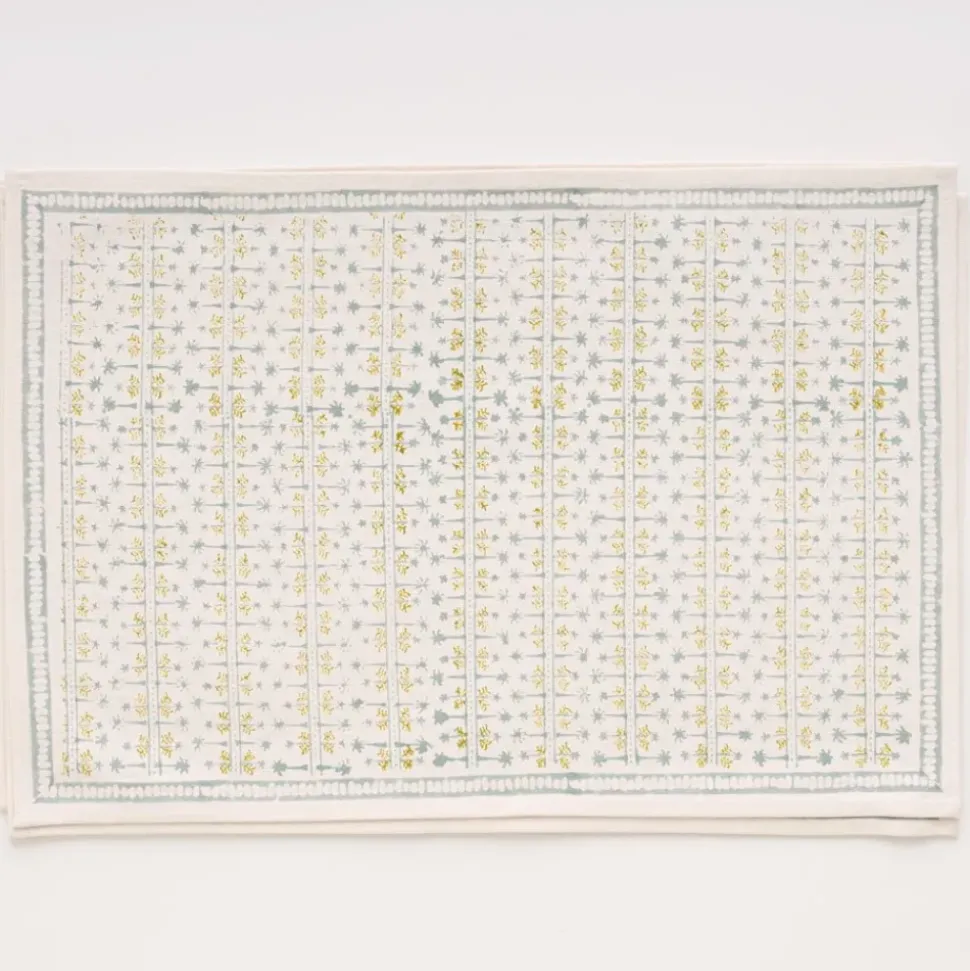 India Hicks Home Palm Avenue Seafoam Placemat | Set of 4