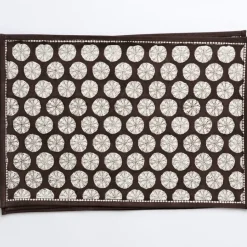 India Hicks Home Sea Biscuit Chocolate Placemats